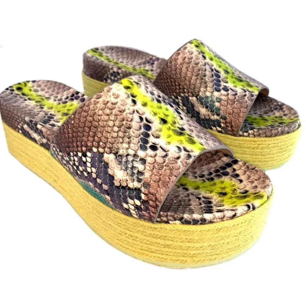 BNWOBOX Kate Spade Kia Espadrille-Lemon Sorbet Size 10 - Picture 3 of 10